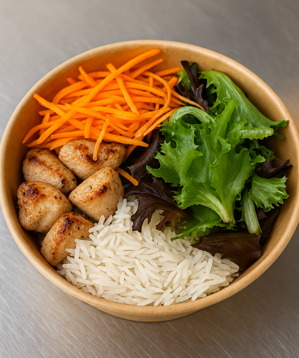 Lille Alm. Kylling Bowl ( Mandag ) – dagens varme ret